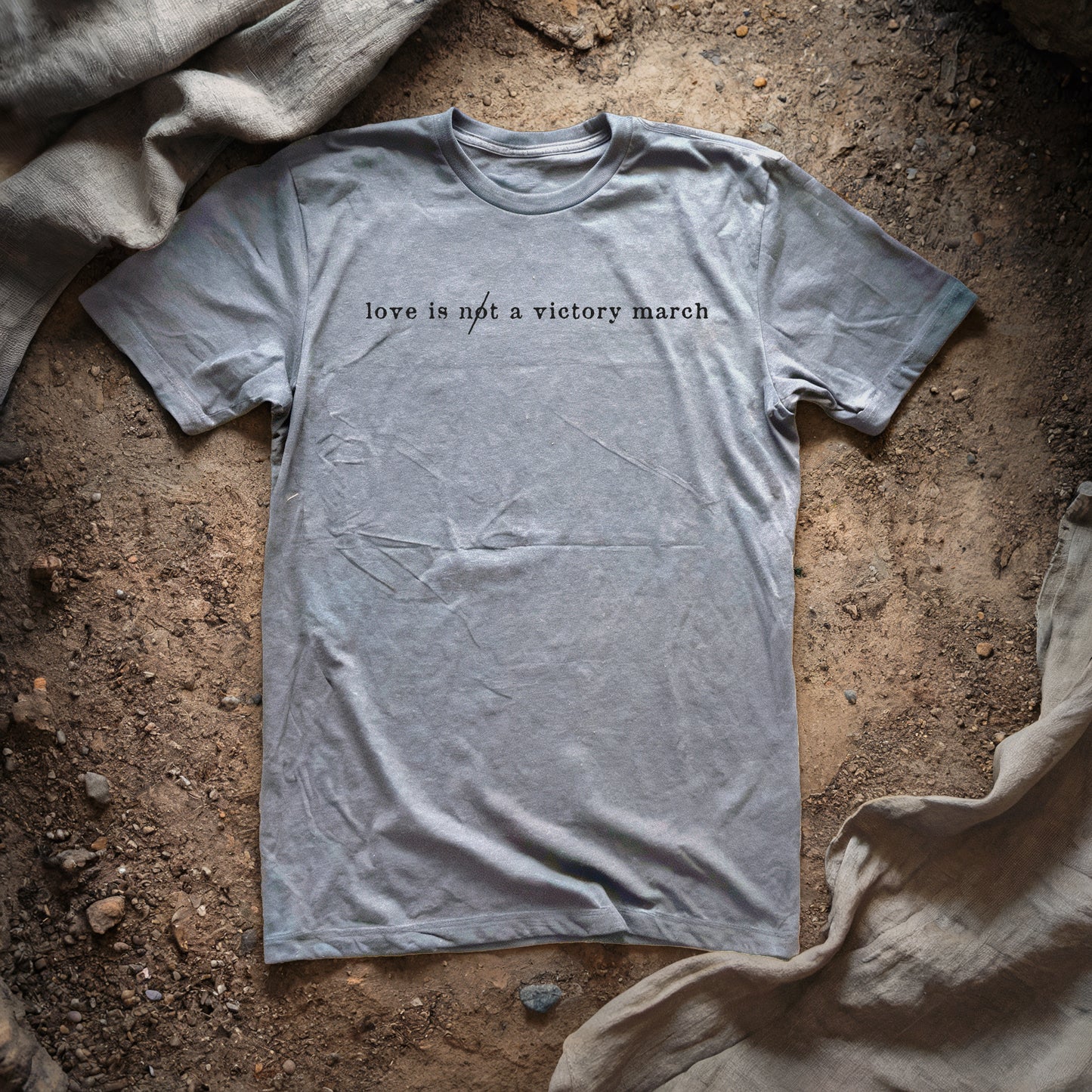 Love Is A Victory March Golgotha Crucifixion Resurrection Unisex Softstyle T-Shirt