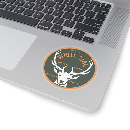 Chronicles of Narnia White Stag round sticker