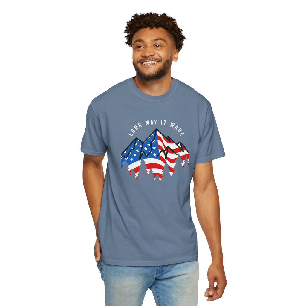 Star Spangled Banner Flag Mountain