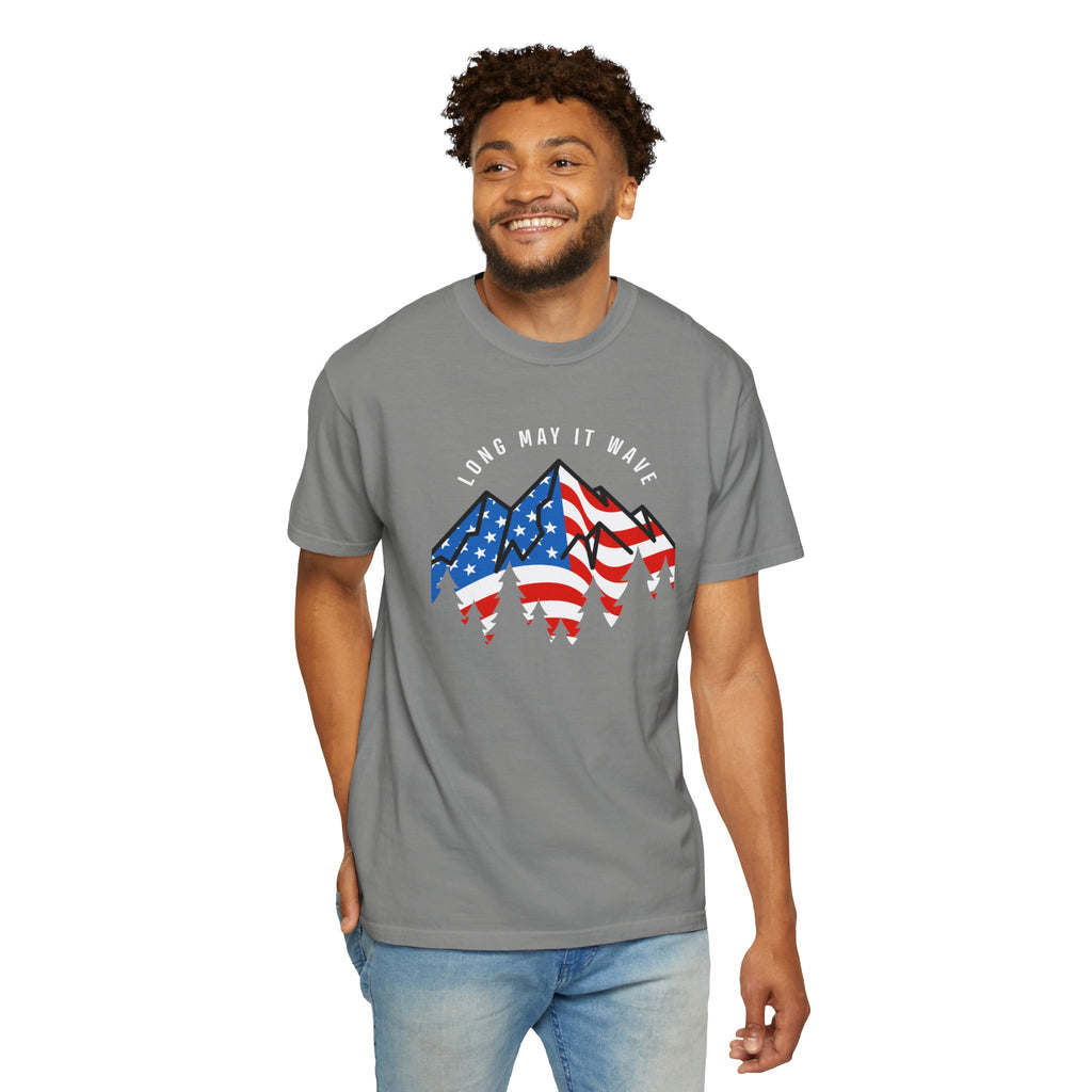 Star Spangled Banner Flag Mountain